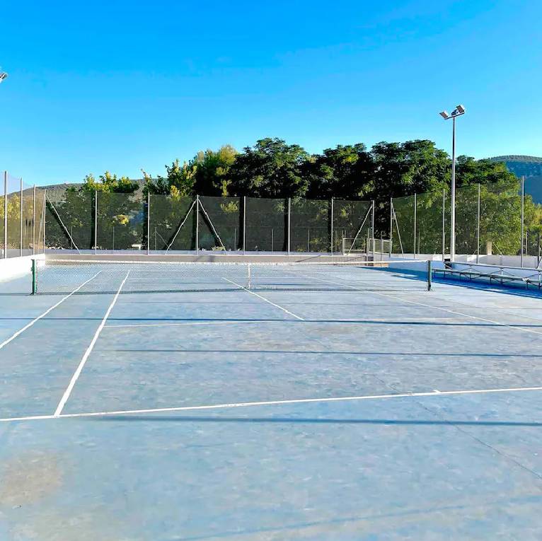 View of Iznajar tennis court