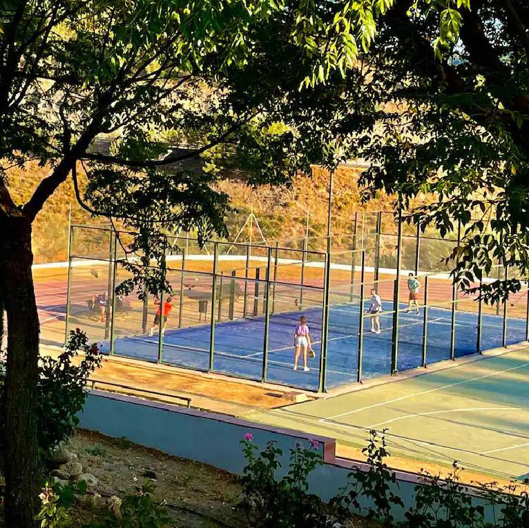 View of Iznajar tennis court